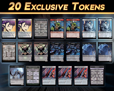 Solo Leveling Deck (100 Cards + 20 Tokens) | MTG Proxies | Full Commander Deck